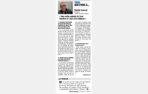 Article Dauphiné Libéré 28/09/2107
