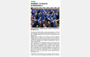 Article Dauphiné Libéré 17/05/2019