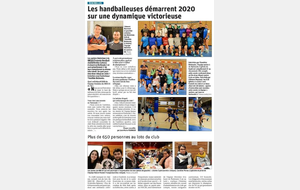 Article Dauphiné Libéré 01/01/2020