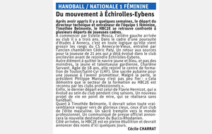 Article Dauphiné Libéré 22/06/2021