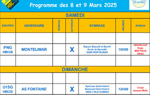 Rencontres des 8 et 9 mars 2025