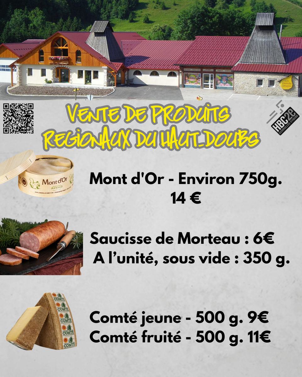 Vente de produits régionaux