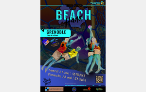 Beach Hand Tour - La Plage de Grenoble 27-28 Mai