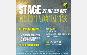 STAGE TOUSSAINT 2012-2018