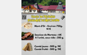 Vente de produits régionaux