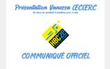 Communiqué officiel - Intronisation Vanessa Leclerc & ambitions